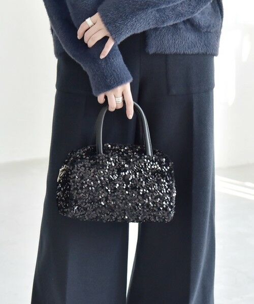 SHIPS / シップス ショルダーバッグ | quaranciel: 2way スパンコール スクエア ボストン ショルダーバッグ | 詳細5