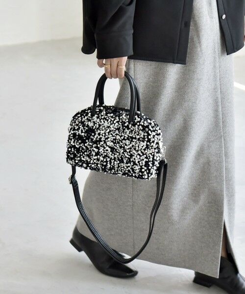 SHIPS / シップス ショルダーバッグ | quaranciel: 2way スパンコール スクエア ボストン ショルダーバッグ | 詳細24