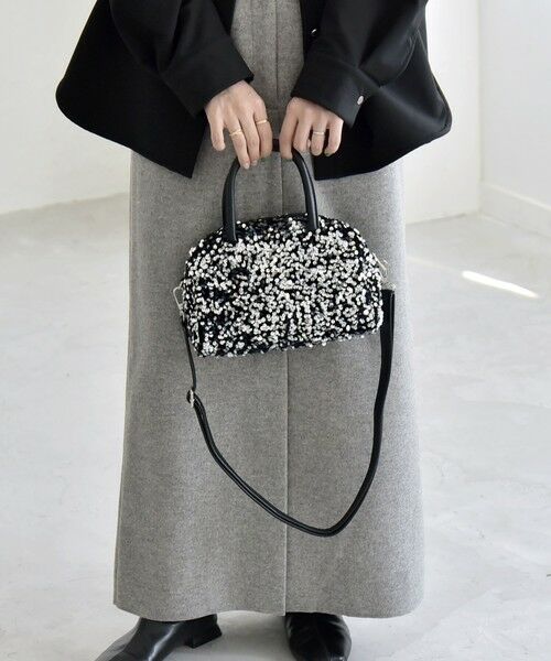 SHIPS / シップス ショルダーバッグ | quaranciel: 2way スパンコール スクエア ボストン ショルダーバッグ | 詳細26