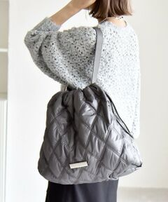 SHIPS / シップス トートバッグ | quaranciel: キルティング ワンハンドル ドロスト トート バッグ（A4対応）