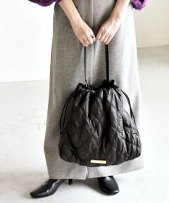 SHIPS / シップス トートバッグ | quaranciel: キルティング ワンハンドル ドロスト トート バッグ（A4対応）