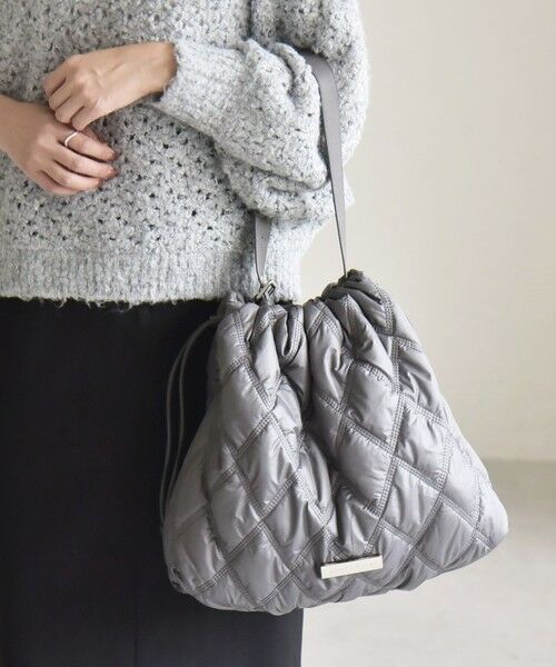 SHIPS / シップス トートバッグ | quaranciel: キルティング ワンハンドル ドロスト トート バッグ（A4対応） | 詳細1