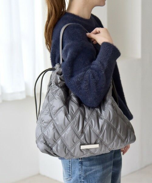 SHIPS / シップス トートバッグ | quaranciel: キルティング ワンハンドル ドロスト トート バッグ（A4対応） | 詳細7