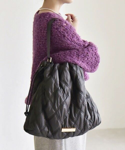 SHIPS / シップス トートバッグ | quaranciel: キルティング ワンハンドル ドロスト トート バッグ（A4対応） | 詳細9