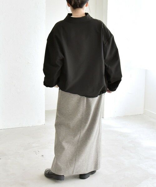 SHIPS / シップス その他トップス | quaranciel:〈洗濯機可能〉ハーフ ジップ ロゴ 刺繍 ドロスト プルオーバー | 詳細2