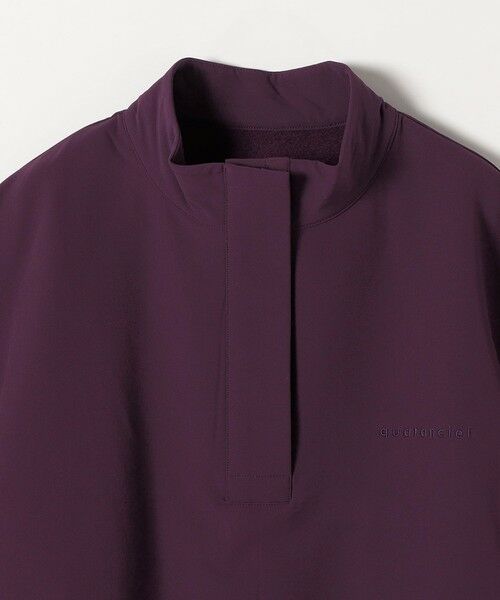 SHIPS / シップス その他トップス | quaranciel:〈洗濯機可能〉ハーフ ジップ ロゴ 刺繍 ドロスト プルオーバー | 詳細20