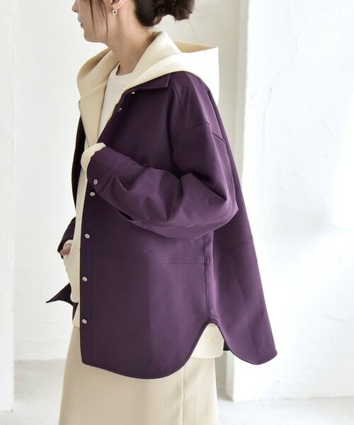 SHIPS / シップス シャツ・ブラウス（半袖以外） | quaranciel:〈洗濯機可能〉ロゴ 刺繍 ウォーム シャツ | 詳細14