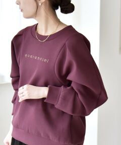 SHIPS / シップス スウェット | quaranciel:〈洗濯機可能〉スタッズ ロゴ ダンボール スウェット プルオーバー