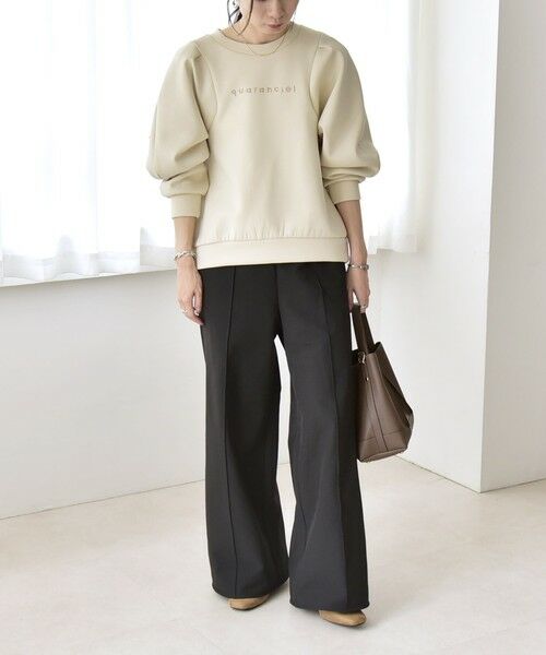 SHIPS / シップス スウェット | quaranciel:〈洗濯機可能〉スタッズ ロゴ ダンボール スウェット プルオーバー | 詳細1