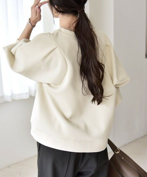 SHIPS / シップス スウェット | quaranciel:〈洗濯機可能〉スタッズ ロゴ ダンボール スウェット プルオーバー | 詳細5