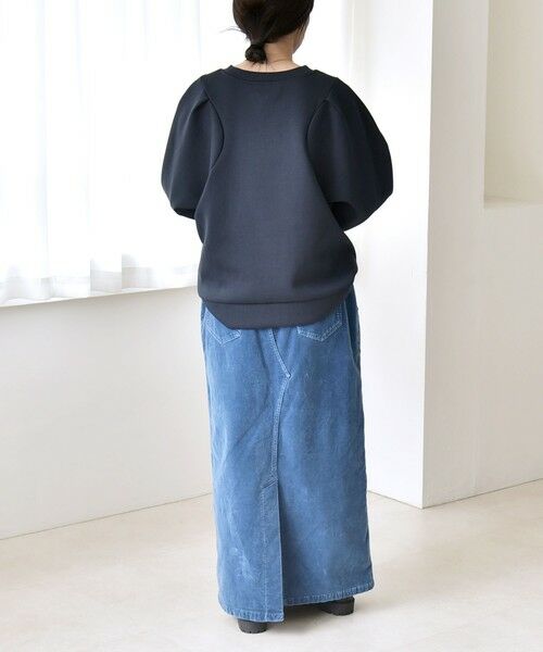 SHIPS / シップス スウェット | quaranciel:〈洗濯機可能〉スタッズ ロゴ ダンボール スウェット プルオーバー | 詳細22