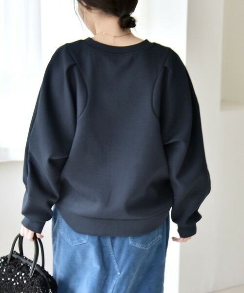 SHIPS / シップス スウェット | quaranciel:〈洗濯機可能〉スタッズ ロゴ ダンボール スウェット プルオーバー | 詳細25