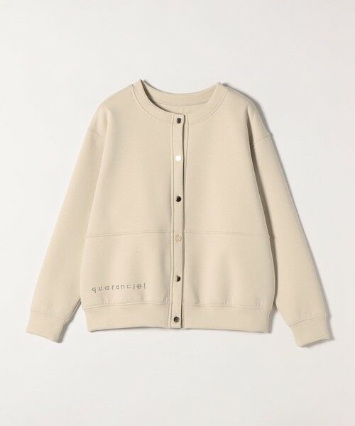 SHIPS / シップス スウェット | quaranciel:〈洗濯機可能〉スタッズ ロゴ ダンボール スウェット カーディガン | 詳細8