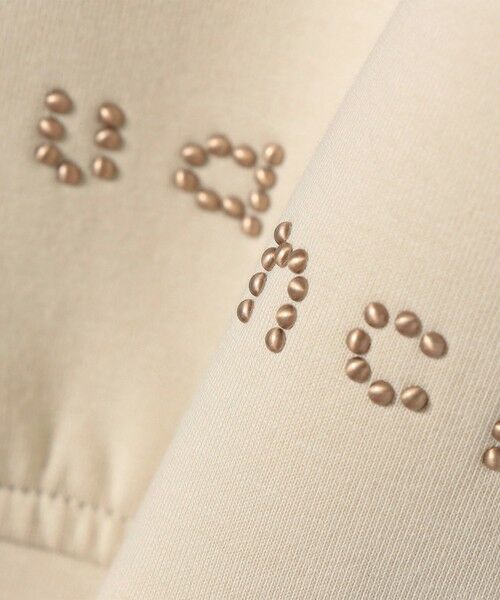 SHIPS / シップス スウェット | quaranciel:〈洗濯機可能〉スタッズ ロゴ ダンボール スウェット カーディガン | 詳細9