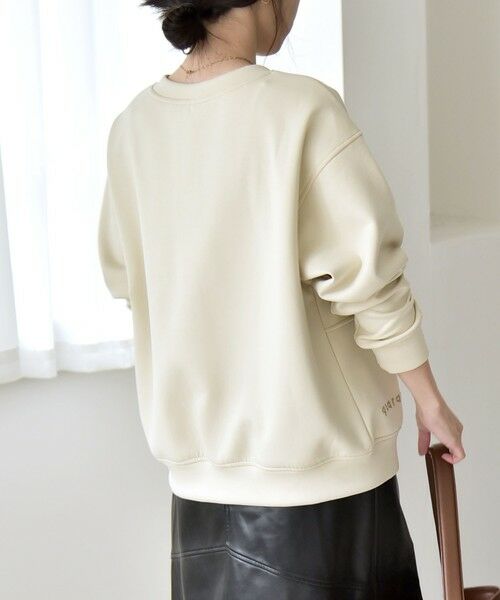 SHIPS / シップス スウェット | quaranciel:〈洗濯機可能〉スタッズ ロゴ ダンボール スウェット カーディガン | 詳細7