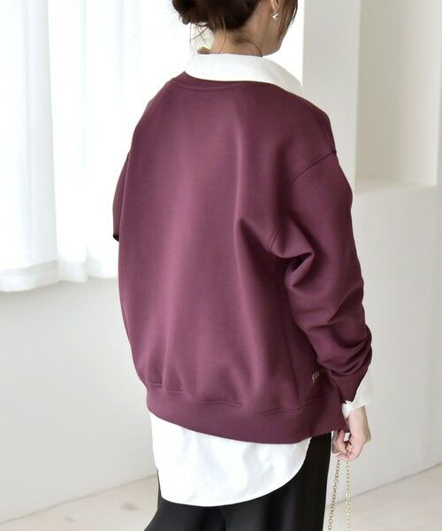 SHIPS / シップス スウェット | quaranciel:〈洗濯機可能〉スタッズ ロゴ ダンボール スウェット カーディガン | 詳細17