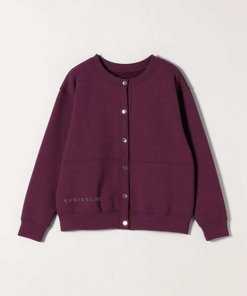 SHIPS / シップス スウェット | quaranciel:〈洗濯機可能〉スタッズ ロゴ ダンボール スウェット カーディガン | 詳細18