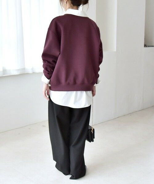 SHIPS / シップス スウェット | quaranciel:〈洗濯機可能〉スタッズ ロゴ ダンボール スウェット カーディガン | 詳細12