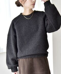 SHIPS / シップス その他トップス | quaranciel:〈洗濯機可能〉ボア × チュール コンビ ヨーク プルオーバー