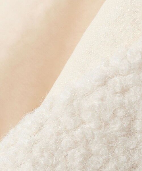 SHIPS / シップス その他トップス | quaranciel:〈洗濯機可能〉ボア × チュール コンビ ヨーク プルオーバー | 詳細10