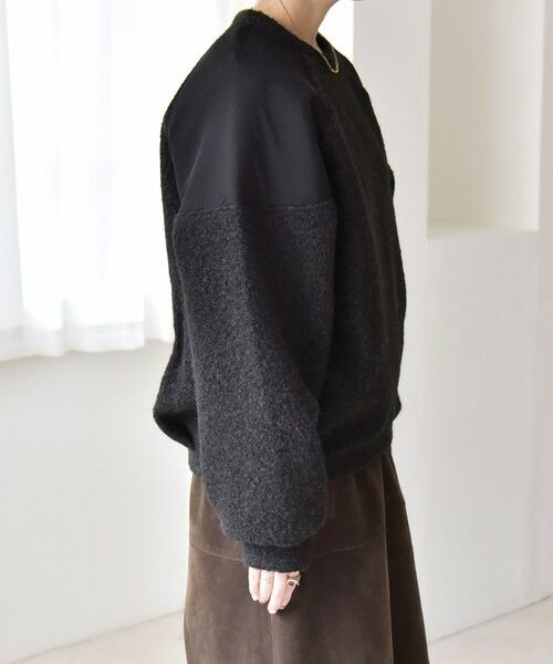 SHIPS / シップス その他トップス | quaranciel:〈洗濯機可能〉ボア × チュール コンビ ヨーク プルオーバー | 詳細26
