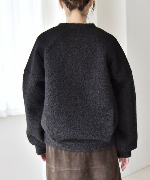 SHIPS / シップス その他トップス | quaranciel:〈洗濯機可能〉ボア × チュール コンビ ヨーク プルオーバー | 詳細27