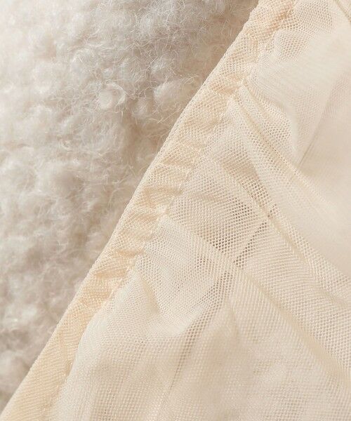SHIPS / シップス カットソー | quaranciel:〈洗濯機可能〉ボア × チュール コンビ クルーネック プルオーバー | 詳細10