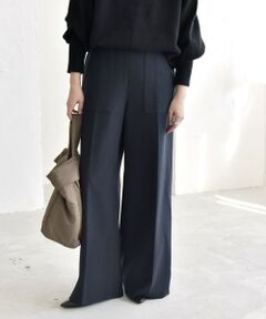 SHIPS / シップス その他パンツ | quaranciel: エア ニードル ベイカーデザイン ワイド パンツ