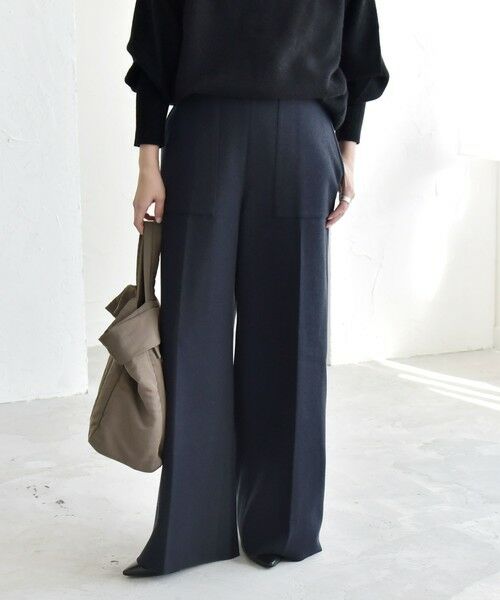 SHIPS / シップス その他パンツ | quaranciel: エア ニードル ベイカーデザイン ワイド パンツ | 詳細21