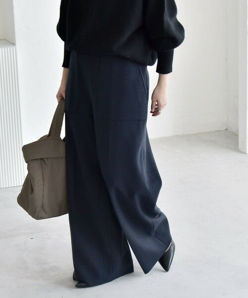 SHIPS / シップス その他パンツ | quaranciel: エア ニードル ベイカーデザイン ワイド パンツ | 詳細24