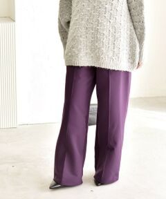 SHIPS / シップス その他パンツ | quaranciel:〈洗濯機可能〉ピンタック ウォーム ワイド パンツ