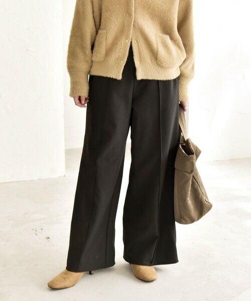 SHIPS / シップス その他パンツ | quaranciel:〈洗濯機可能〉ピンタック ウォーム ワイド パンツ | 詳細10