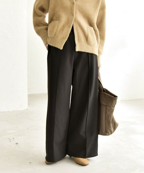 SHIPS / シップス その他パンツ | quaranciel:〈洗濯機可能〉ピンタック ウォーム ワイド パンツ | 詳細3