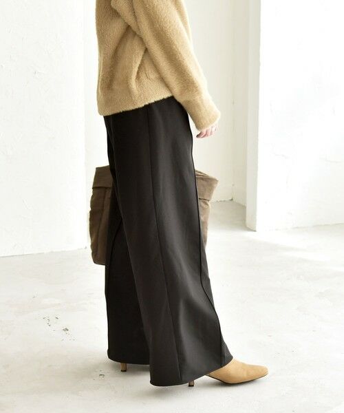 SHIPS / シップス その他パンツ | quaranciel:〈洗濯機可能〉ピンタック ウォーム ワイド パンツ | 詳細4