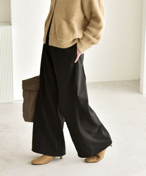 SHIPS / シップス その他パンツ | quaranciel:〈洗濯機可能〉ピンタック ウォーム ワイド パンツ | 詳細9