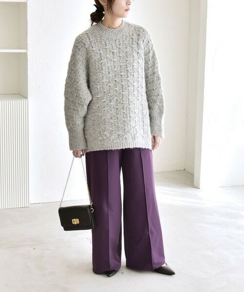 SHIPS / シップス その他パンツ | quaranciel:〈洗濯機可能〉ピンタック ウォーム ワイド パンツ | 詳細14