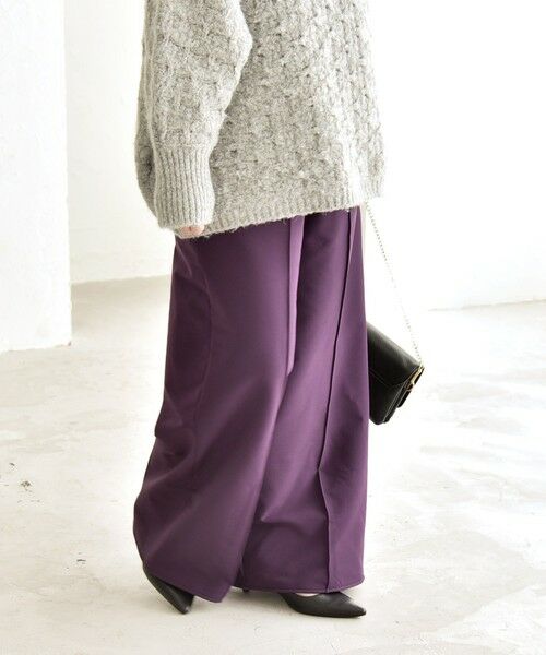 SHIPS / シップス その他パンツ | quaranciel:〈洗濯機可能〉ピンタック ウォーム ワイド パンツ | 詳細19