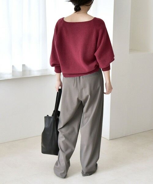 SHIPS / シップス その他パンツ | quaranciel:〈洗濯機可能〉ウォーム タック バレル イージー パンツ | 詳細2