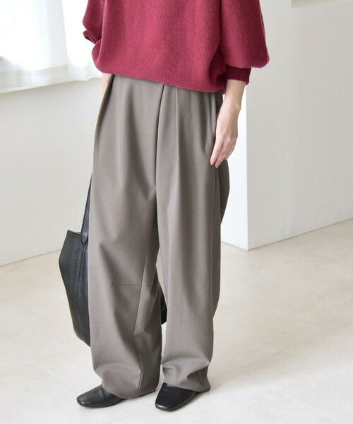 SHIPS / シップス その他パンツ | quaranciel:〈洗濯機可能〉ウォーム タック バレル イージー パンツ | 詳細4