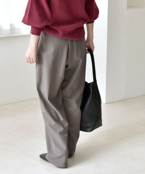 SHIPS / シップス その他パンツ | quaranciel:〈洗濯機可能〉ウォーム タック バレル イージー パンツ | 詳細6