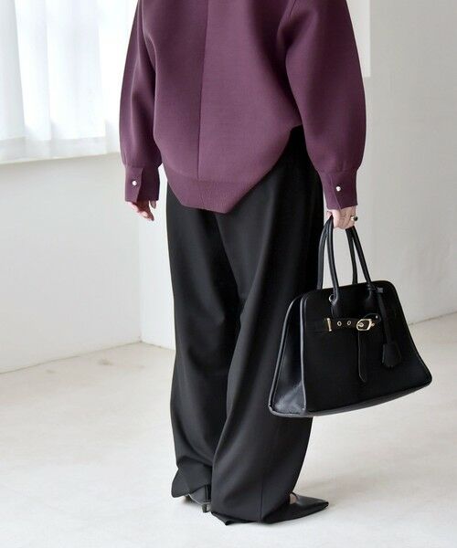 SHIPS / シップス その他パンツ | quaranciel:〈洗濯機可能〉ウォーム タック バレル イージー パンツ | 詳細21