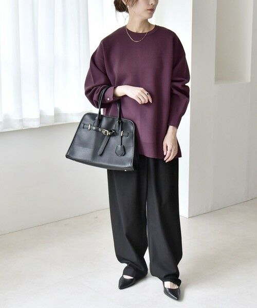 SHIPS / シップス その他パンツ | quaranciel:〈洗濯機可能〉ウォーム タック バレル イージー パンツ | 詳細17