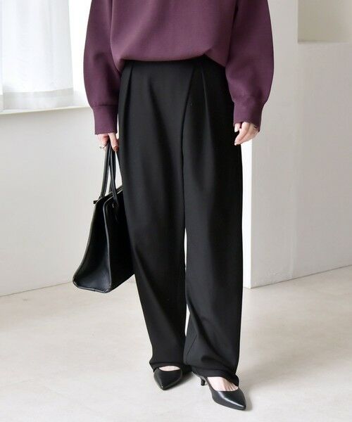 SHIPS / シップス その他パンツ | quaranciel:〈洗濯機可能〉ウォーム タック バレル イージー パンツ | 詳細19