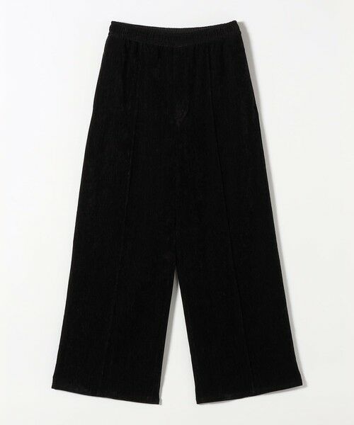 SHIPS / シップス その他パンツ | quaranciel:〈洗濯機可能〉ポリエステル ベロア ピンタック イージー ワイド パンツ | 詳細9