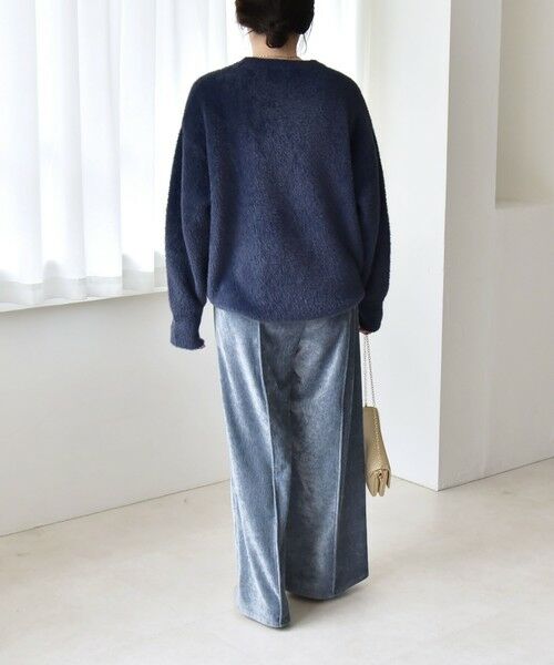 SHIPS / シップス その他パンツ | quaranciel:〈洗濯機可能〉ポリエステル ベロア ピンタック イージー ワイド パンツ | 詳細12