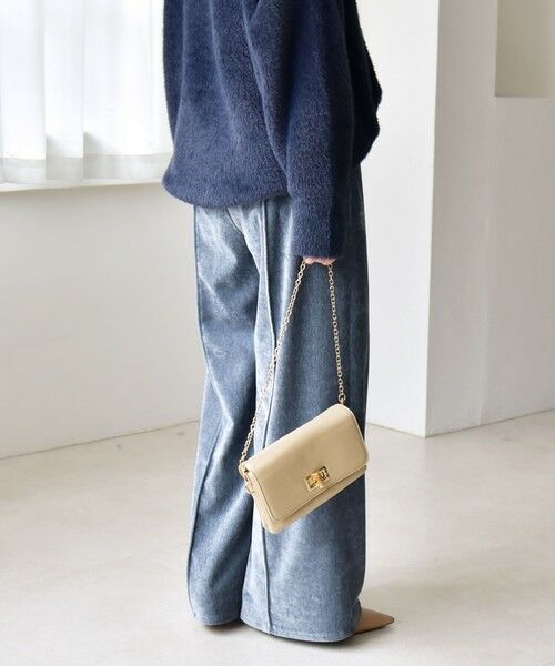 SHIPS / シップス その他パンツ | quaranciel:〈洗濯機可能〉ポリエステル ベロア ピンタック イージー ワイド パンツ | 詳細18