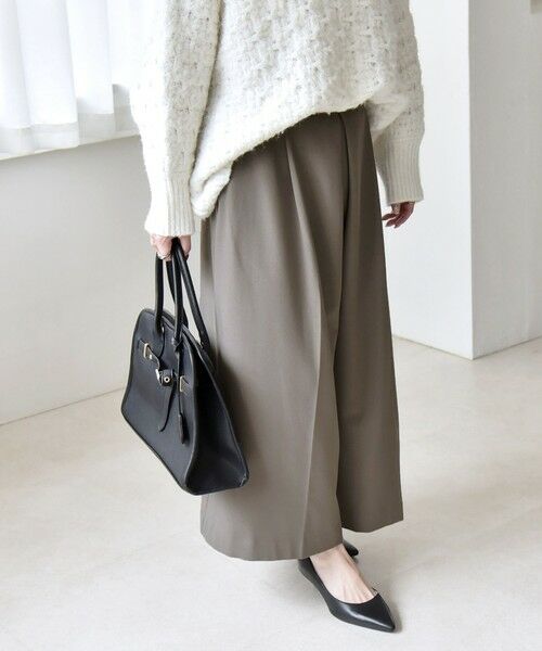 SHIPS / シップス その他パンツ | quaranciel:〈洗濯機可能〉ウォーム タック ワイド キュロット パンツ | 詳細5