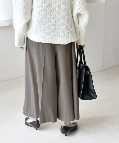 SHIPS / シップス その他パンツ | quaranciel:〈洗濯機可能〉ウォーム タック ワイド キュロット パンツ | 詳細6