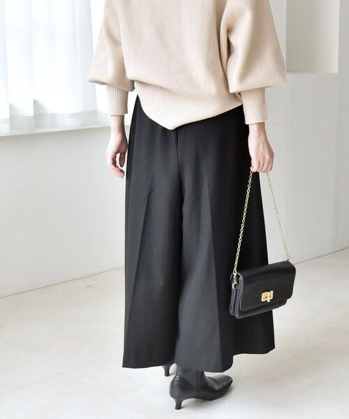 SHIPS / シップス その他パンツ | quaranciel:〈洗濯機可能〉ウォーム タック ワイド キュロット パンツ | 詳細21