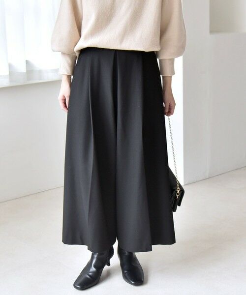 SHIPS / シップス その他パンツ | quaranciel:〈洗濯機可能〉ウォーム タック ワイド キュロット パンツ | 詳細22